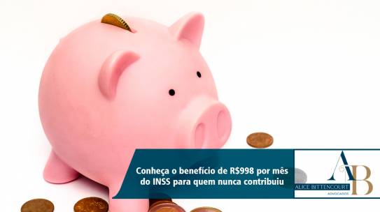 Conheça o benefício de R$998 por mês do INSS para quem nunca contribuiu